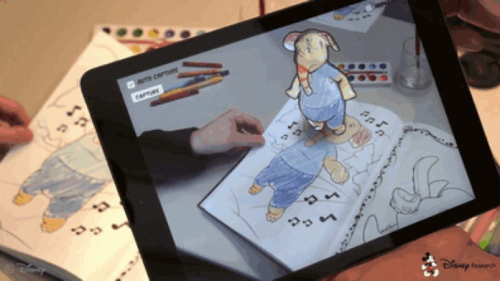 augmented-reality-children-coloring-book-3D-character-app-disney-research-blend