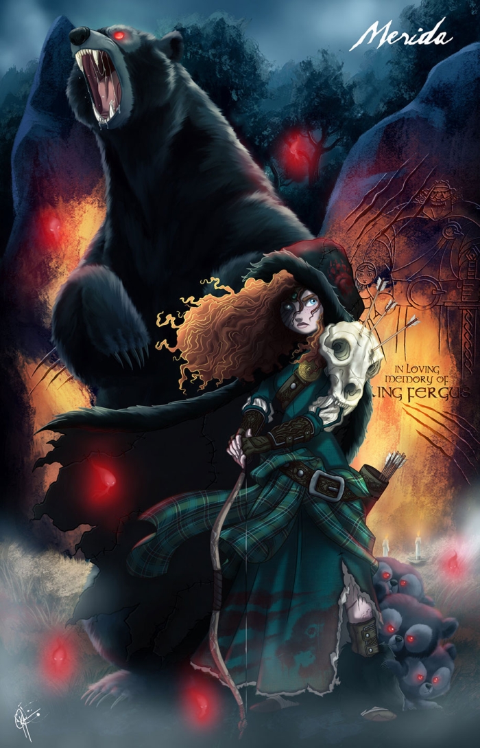 disney-pricesses-creepy-drawings-jeffrey-thomas-10