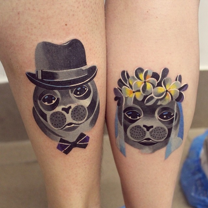 skin-art-matching-wedding-tattoos-15