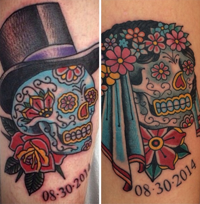 skin-art-matching-wedding-tattoos-9