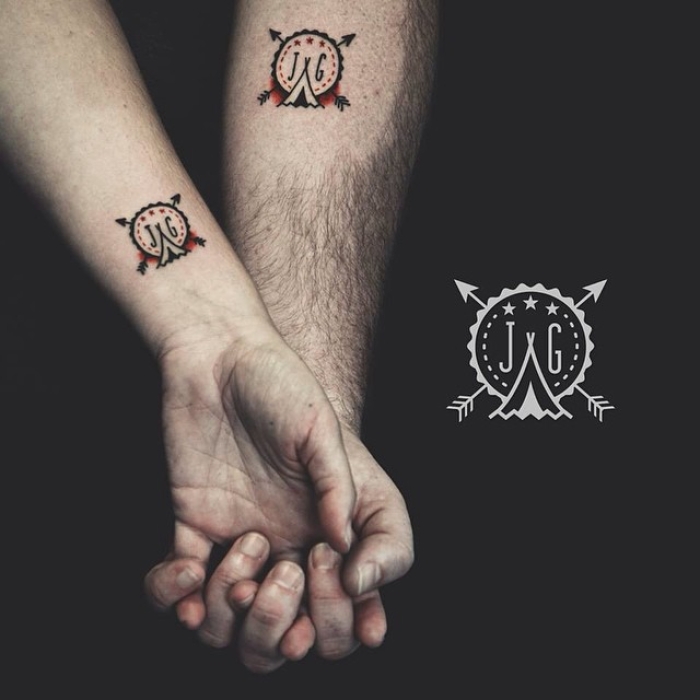 skin-art-matching-wedding-tattoos-22