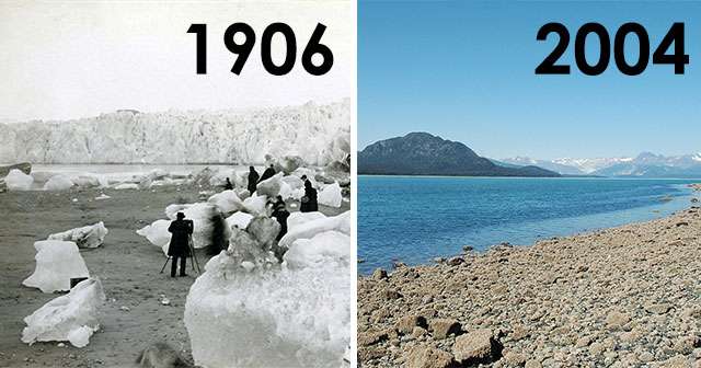 Before-And-After Pictures Of Melting Glaciers Are Warnings We Cannot Ignore