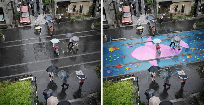 street-paint-shows-wet-project-monsoon-pantone-south-korea-4