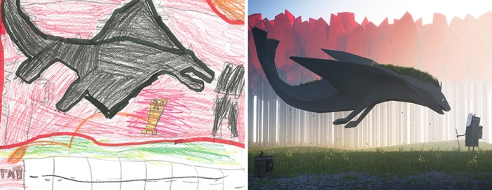 artists-redraw-children-drawings-inspiration-monster-project-16