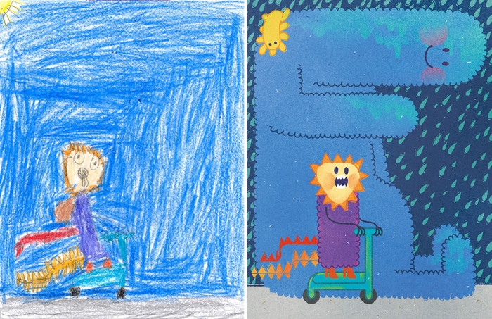 artists-redraw-children-drawings-inspiration-monster-project-6
