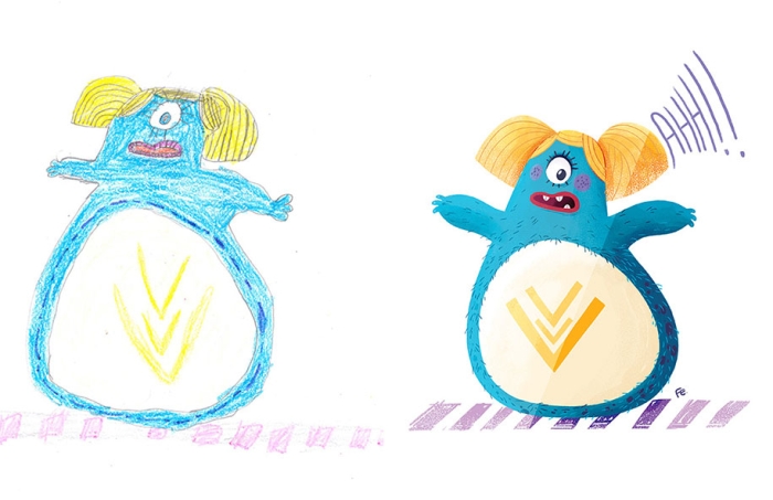 artists-redraw-children-drawings-inspiration-monster-project-4