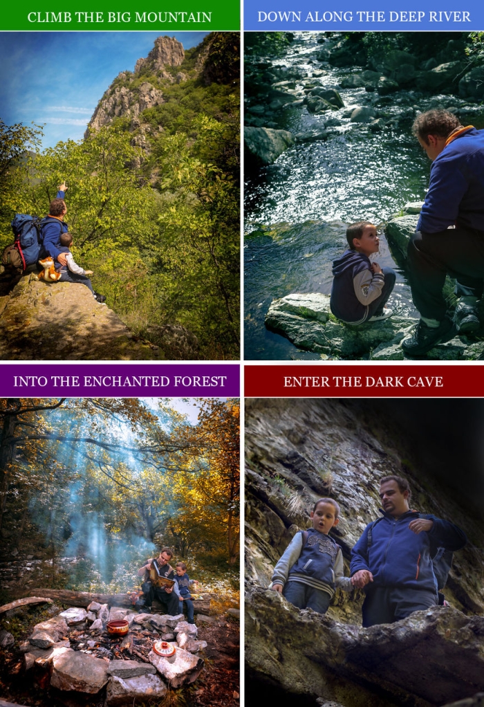 Four adventure zones, inspired by my son’s favorite place