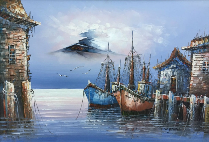 pop-culture-characters-additions-thrift-store-paintings-dave-pollot-4