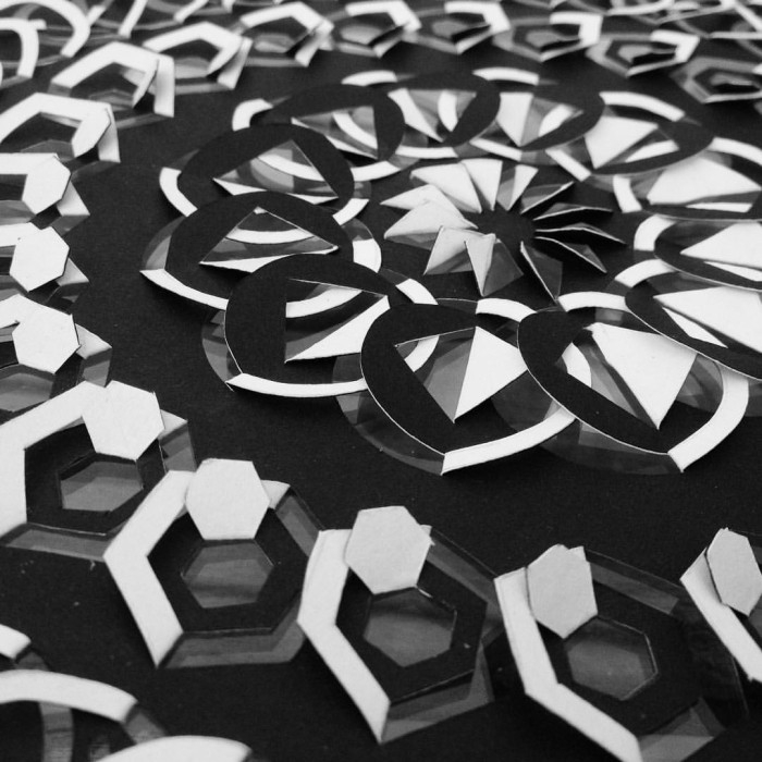 Detail of Geometric Cercle Madala