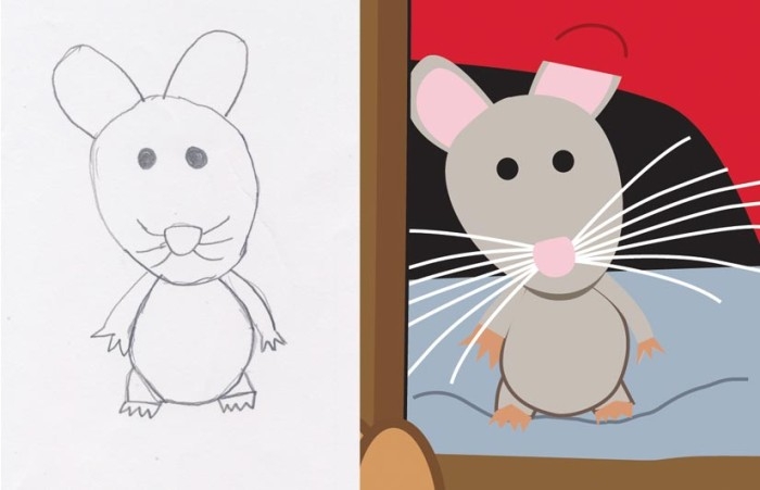 Little grey mouse