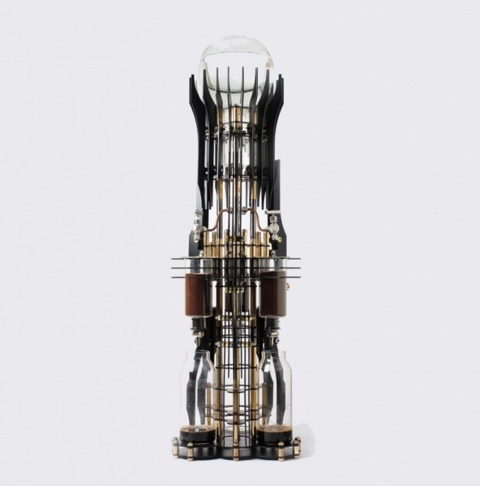 Sculptural Steampunk Coffee Machine