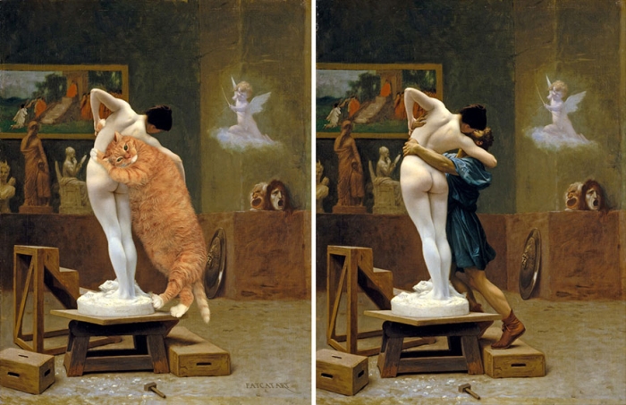 classical-paintings-zarathustra-fat-cat-art-svetlana-petrova-7