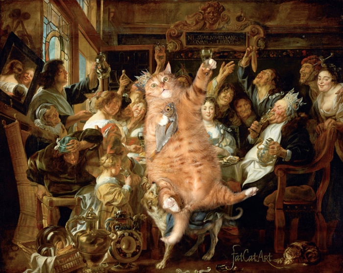 classical-paintings-zarathustra-fat-cat-art-svetlana-petrova-9