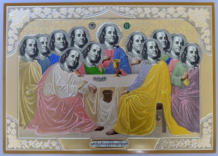 "Saint Franklin's Last Supper #2"