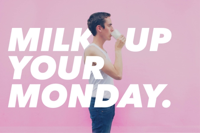 Milk up your Monday.