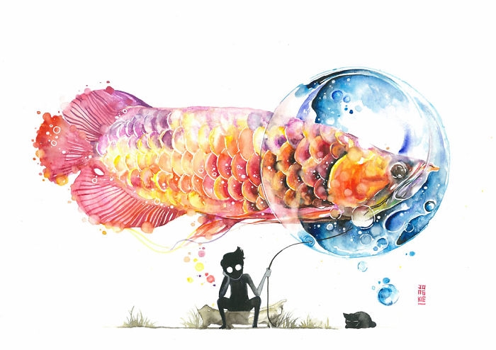 watercolor-animal-paintings-luqman-reza-mulyono-24