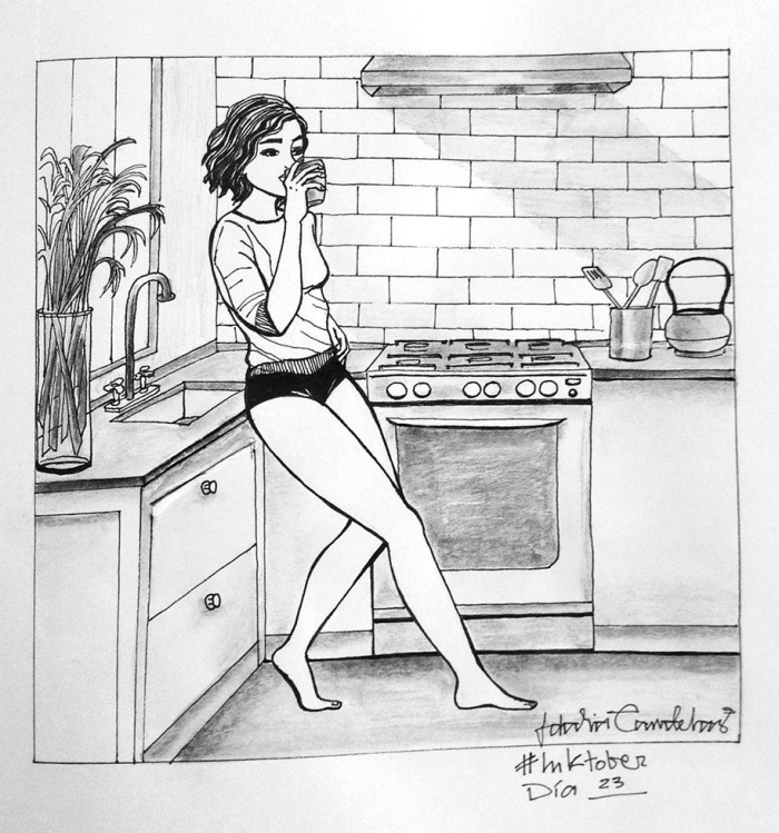 single-woman-drawings-alone-postmodern-loneliness-idalia-candelas-8