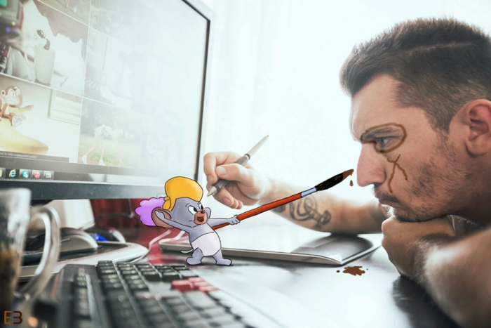 cartoons-real-life-pictures-drawing-ervin-boer-36
