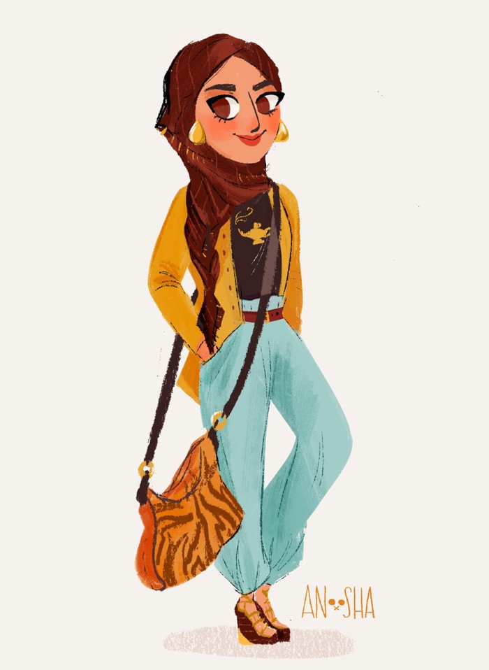 illustrator-creates-images-of-disney-princesses-as-modern-day-young-adults-9