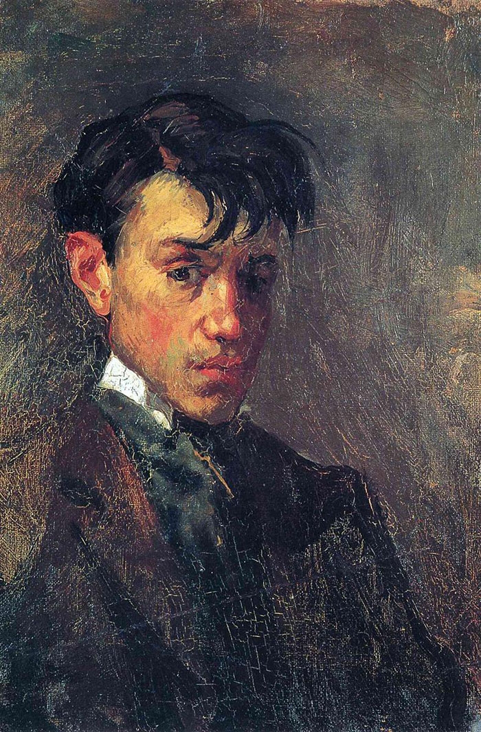 painting-self-portrait-style-evolution-pablo-picasso-1