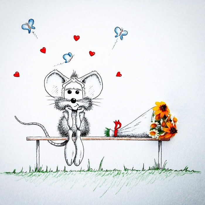 pencil-drawings-mouse-adventures-rikiki-loic-apredart-5