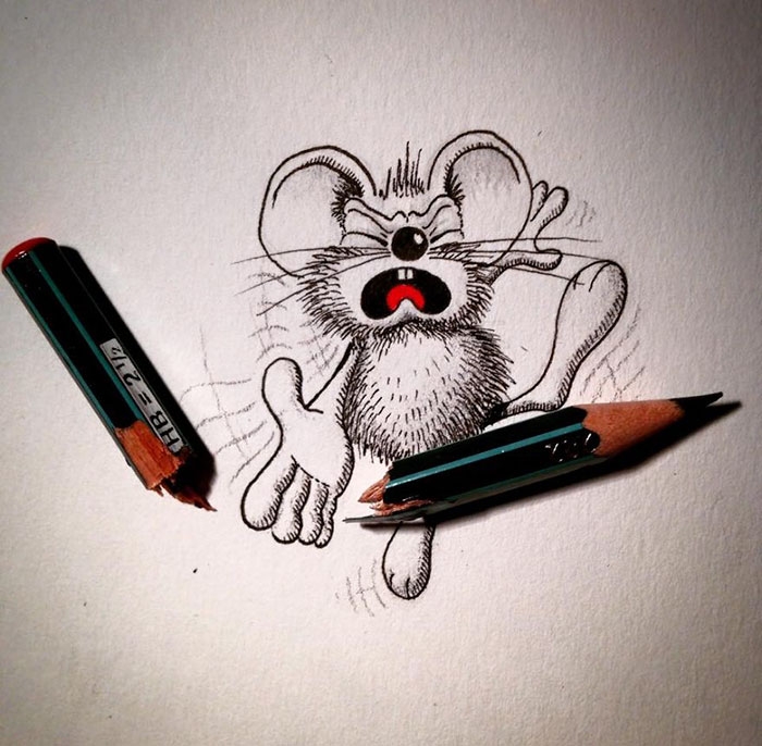 pencil-drawings-mouse-adventures-rikiki-loic-apredart-22