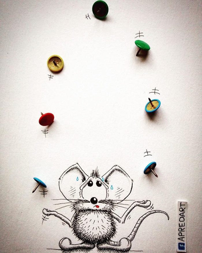pencil-drawings-mouse-adventures-rikiki-loic-apredart-16