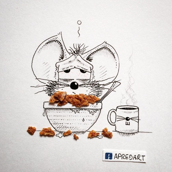 pencil-drawings-mouse-adventures-rikiki-loic-apredart-7