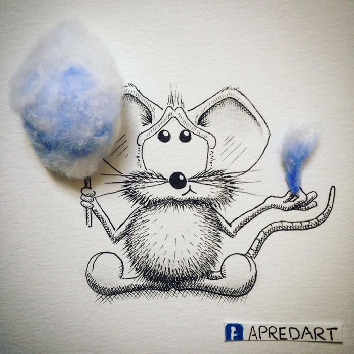 pencil-drawings-mouse-adventures-rikiki-loic-apredart-8