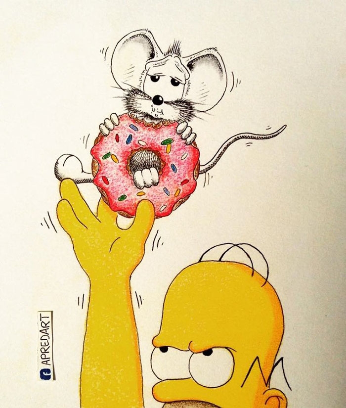 pencil-drawings-mouse-adventures-rikiki-loic-apredart-6