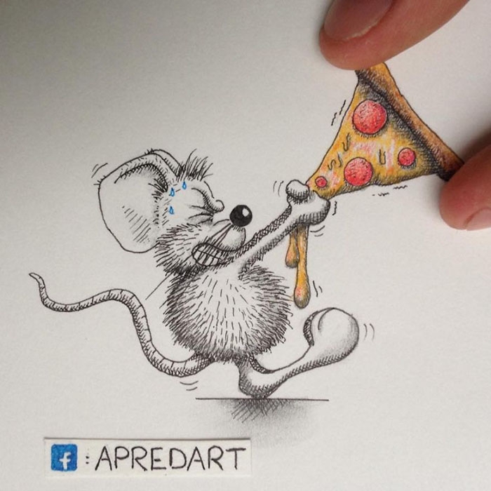 pencil-drawings-mouse-adventures-rikiki-loic-apredart-1