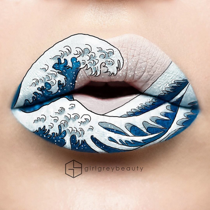 lips-drawings-makeup-art-andrea-reed-girl-grey-beauty-3
