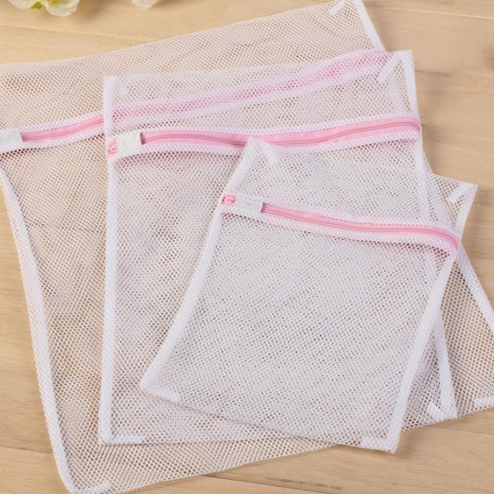 Mesh lingerie bag to separate each person`s socks