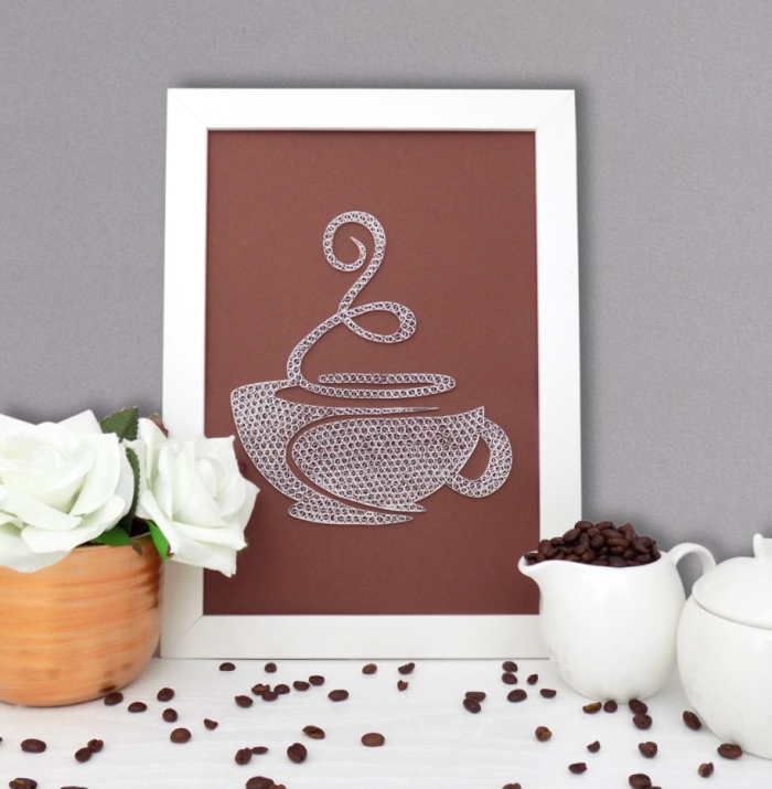 Coffe Cup Kitchen Decoration
