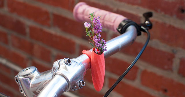 Little Flower Vases Are The New Must-Have Biking Accessory