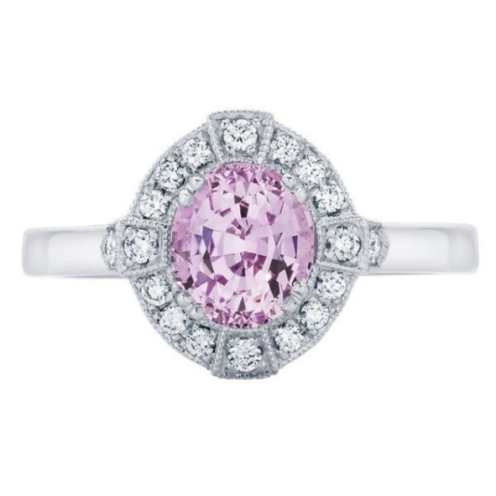 The ‘Belle’ Pink Sapphire Engagement ring