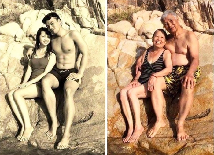 then-and-now-loving-couples-recreate-decades-old-photos-14