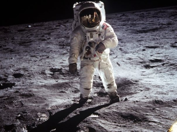 The spacesuits worn by Neil Armstrong and Buzz Aldrin were actually created by bra maker - Playtex.