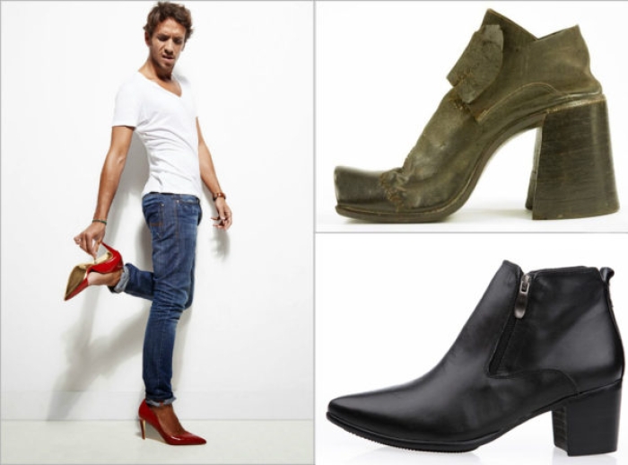 Men in Heels: High Heels were initially worn by both men and women. By men so that it would help them when they rode their horses. It faded by 1740.