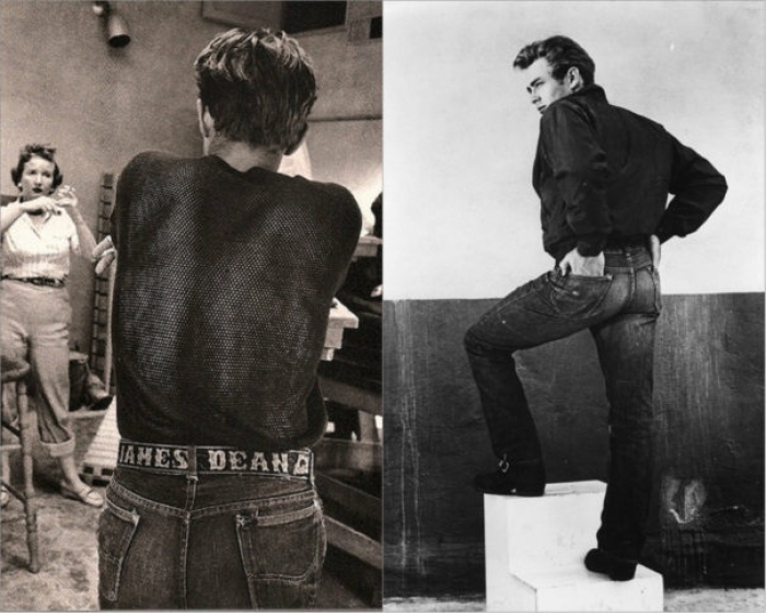 1955 : Jeans become a big hit with teens after the release of the film Rebel Without a Cause.