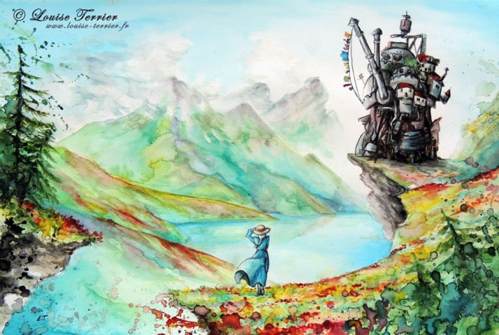 hayao-miyazaki-paintings-studio-ghibli-fan-art-louise-terrier-1