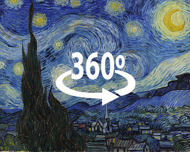 Van Gogh's 'Starry Night' In 360 Degrees