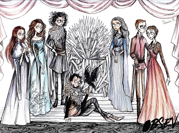 game-of-thrones-tim-burton-style-xenia-rassolova-4