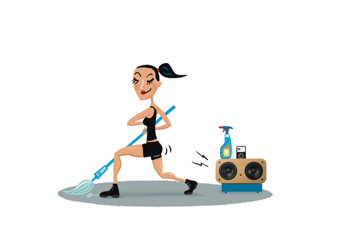1) Turn up the music