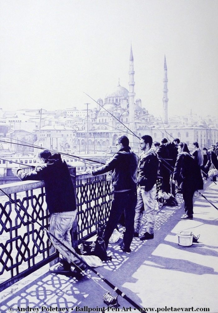 Fishermen in Istanbul