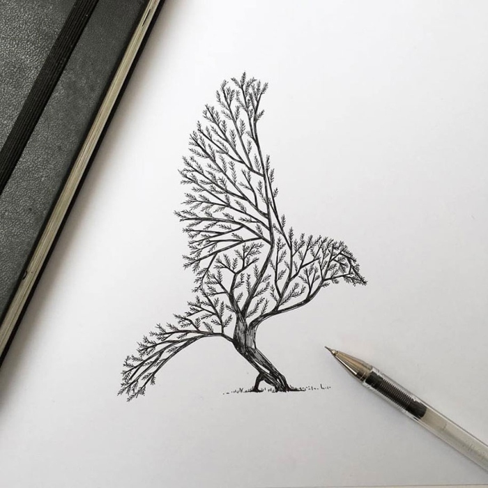 pen-ink-animal-trees-illustrations-alfred-basha-7