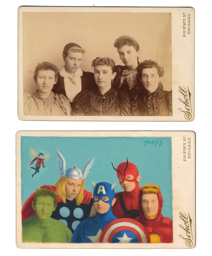 vintage-superheroes-drawing-retro-photos-alex-gross-49