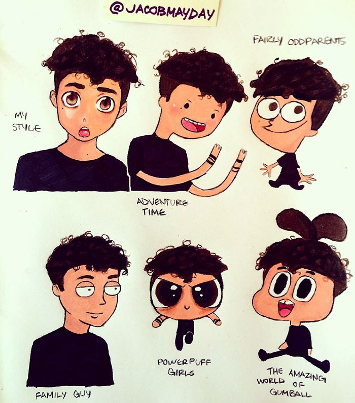 different-cartoon-style-drawing-challenge-6