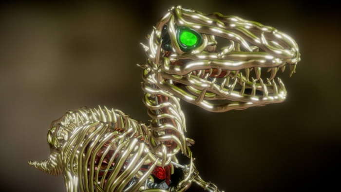 "Meet Cyborg Rexie, v1.0"
