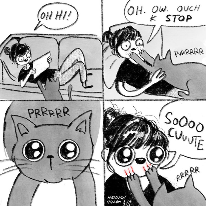 modern-cat-lady-illustrations-hannah-hillam-4
